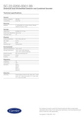 SmartCell Wireless Dual Smoke/Heat Detector Sounder, SC-22-0200-0001-99