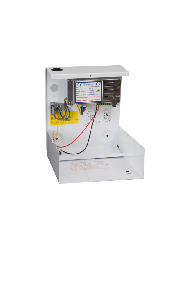 12V Power Supply with Battery Backup Option