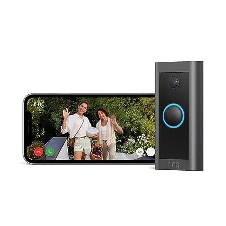 Ring Video Doorbell Wired | Doorbell Security Camera with 1080p HD Video, Advanced Motion Detection, hardwired (existing doorbell wiring required) FIXES-HUB