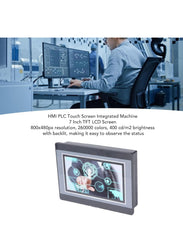 PLC HMI Touchscreen with DC24V 5A Programmable Logic Controller
