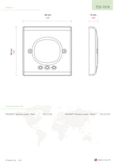 Paxton Proximity Back Box Reader Black, 370-225BL