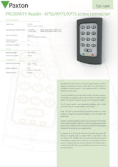 Paxton KP75 Proximity Keypad, 375-110