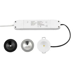 Mini Non Maintained LED Downlight Pin Spot Light | LED 2W 150lm | 6500K Daylight | IP20 | 3hr Emergency FIXES-HUB