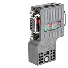 SIEMENS - 6ES7972-0BB52-0XA0 SIMATIC DP, CONNECTION PLUG FOR PROFIBUS UP TO 12 MBIT/S 90° CABLE OUTLET, INSULATION DISPLACEMENT METHOD FASTCONNECT, WITH PG RECEPTACLE 15.8X 59X 35.6 MM (BXHXD) FIXES-HUB