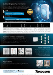 Texecom Capture D20-W 20m Dual Tech Wireless White G2 - GDC-0001 FIXES-HUB