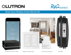 Lutron RA2 Select Smart Home Wireless Control Dimmer Starter Kit FIXES-HUB
