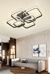 Contemporary LED Energy-efficient Light-adjusted Semi Flush Ceiling Light