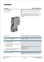 SIEMENS - 6ES7972-0BB52-0XA0 SIMATIC DP, CONNECTION PLUG FOR PROFIBUS UP TO 12 MBIT/S 90° CABLE OUTLET, INSULATION DISPLACEMENT METHOD FASTCONNECT, WITH PG RECEPTACLE 15.8X 59X 35.6 MM (BXHXD) FIXES-HUB