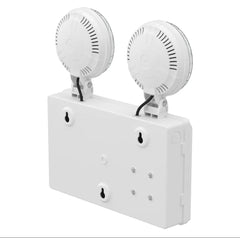 TWIN SPOT Self-Test Wall Light | LED 4W 405LM | 6500K Daylight | IP20 | Non-Maintained | 3hr Emergency Function FIXES-HUB