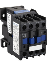 AC Contactor, CJX2-1810, 220V 50/60Hz Coil, 3P, 3 Pole, Normally Open, Ie 18A, Ue 380V - Heschen FIXES-HUB