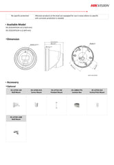 Hikvision 4MP Smart Hybrid Light with ColorVu Fixed Turret Network Camera