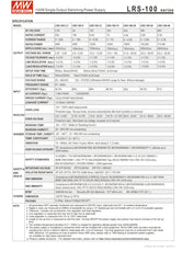 MEAN WELL LRS-100-24
24V, 4.5A, 108W, Enclosed Power Supply FIXES-HUB