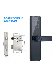 Automatic Door Smart Lock Digital Biometric Fingerprint Door Lock with 2 Key. FIXES-HUB
