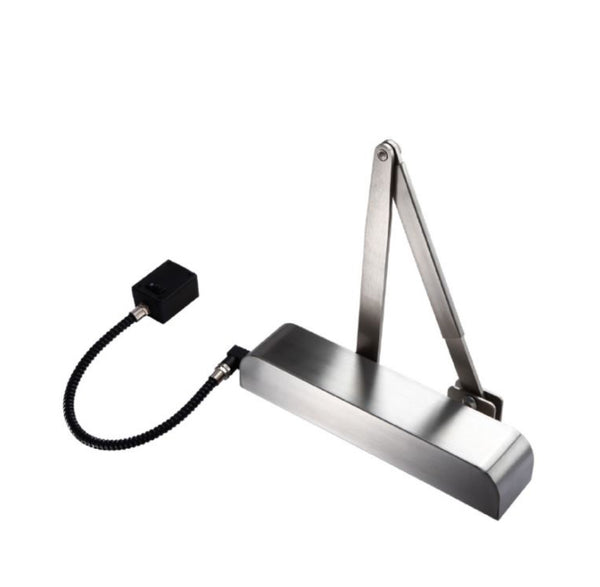 EXIDOR 9870 ELECTRO-MAGNETIC DOOR CLOSER 24V DC - SILVER FINISH VERSION