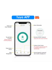 Automatic Door Smart Lock Digital Biometric Fingerprint Door Lock with 2 Key. FIXES-HUB