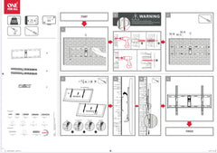 One For All WM4611 32 - 84 Inch Flat TV Wall Bracket FIXES-HUB