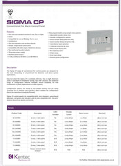 Kentec Sigma CP 2 Zone 4-Wire Conventional Fire Alarm Control Panel, K11020M2 FIXES-HUB