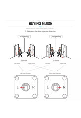 Automatic Door Smart Lock Digital Biometric Fingerprint Door Lock with 2 Key. FIXES-HUB