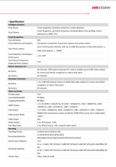 Hikvision 4ch NVR 4K PoE AcuSense 1 x HDD