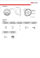Hikvision 4MP AcuSense Fixed Turret Network Camera - DS-2CD2346G2-IU(2.8MM)(C)