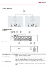 Hikvision 4 Port Fast Ethernet Smart POE Switch