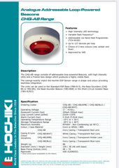 Hochiki Addressable Beacon - Ivory case, red lens - CHQ-AB FIXES-HUB