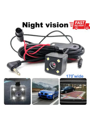 4 LED 170° Rear View Camera Reversing Parking Cam Car Night Vision Waterproof FIXES-HUB