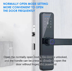 Automatic Door Smart Lock Digital Biometric Fingerprint Door Lock with 2 Key. FIXES-HUB