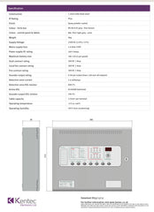 Kentec Sigma CP 2 Zone 4-Wire Conventional Fire Alarm Control Panel, K11020M2 FIXES-HUB