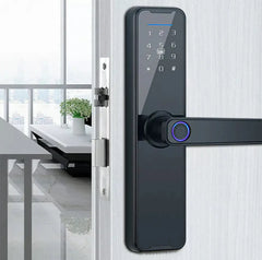 Automatic Door Smart Lock Digital Biometric Fingerprint Door Lock with 2 Key. FIXES-HUB
