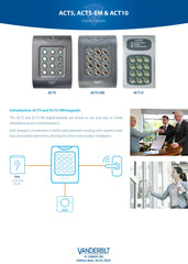 Vanderbilt ACT5-EM Prox Reader with Keypad 128 Codes. FIXES-HUB
