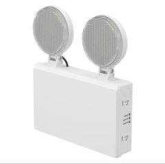 TWIN SPOT Self-Test Wall Light | LED 4W 405LM | 6500K Daylight | IP20 | Non-Maintained | 3hr Emergency Function FIXES-HUB