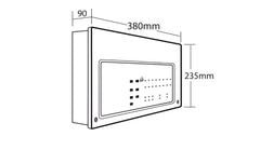 CFP Standard 2 Zone Conventional Fire Alarm Panel, Fire Control Panels- C-Tec CFP702-4 FIXES-HUB