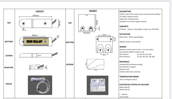 Knight Universal Roller Shutter Contact 1m Armoured Cable G3
Intruder & Contacts FIXES-HUB