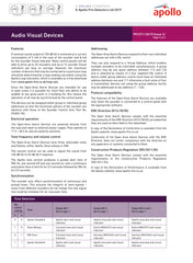 Apollo XP95 Intelligent Open-Area Sounder Beacon Red