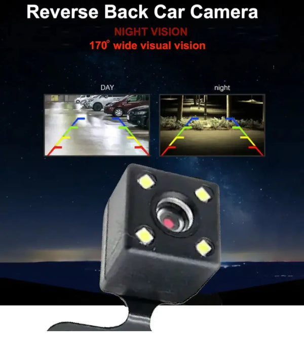 4 LED 170° Rear View Camera Reversing Parking Cam Car Night Vision Waterproof FIXES-HUB