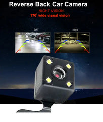4 LED 170° Rear View Camera Reversing Parking Cam Car Night Vision Waterproof FIXES-HUB
