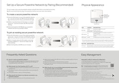 TP-LINK AV1000 POWERLINE STARTER KIT FIXES-HUB