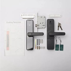 Automatic Door Smart Lock Digital Biometric Fingerprint Door Lock with 2 Key. FIXES-HUB