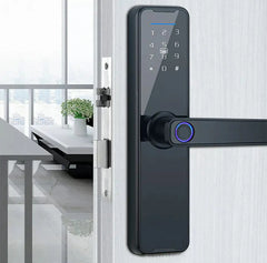 Automatic Door Smart Lock Digital Biometric Fingerprint Door Lock with 2 Key. FIXES-HUB