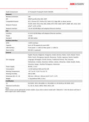 Hikvision 4ch NVR 4K PoE AcuSense 1 x HDD