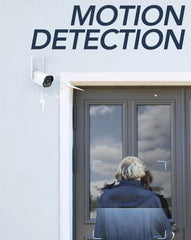 Security Camera Outdoor, 2K CCTV Camera, Cameras House Security, 2-Way Audio, Audio & Motion Detection, Night Vision, App Notification, APP Control, Waterproof, 2.4G WiFi, Wired 9.8 FT, T1Pro FIXES-HUB