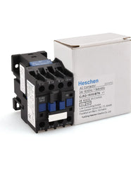 AC Contactor, CJX2-1810, 220V 50/60Hz Coil, 3P, 3 Pole, Normally Open, Ie 18A, Ue 380V - Heschen FIXES-HUB