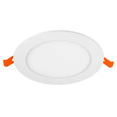 Slim Flat Recessed Round Downlight Fitting | LED 6W 550lm | CCT Tri-Colour | IP44 | 3hr Emergency FIXES-HUB