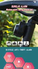 ANTUSI Wireless Theft Bike Motorcycle Alarm Security System Bicycle Motion Sensor Rechargeable Multipurpose Alert Device