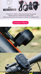 ANTUSI Wireless Theft Bike Motorcycle Alarm Security System Bicycle Motion Sensor Rechargeable Multipurpose Alert Device