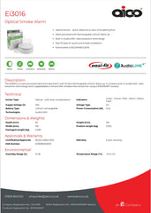 Aico Optical Smoke Alarm 230V with AudioLINK+ & Battery Backup - FIXES-HUB