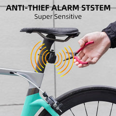 Anti Theft Bike Motorcycle Alarm Security System - Black