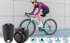 Anti Theft Bike Motorcycle Alarm Security System - Black