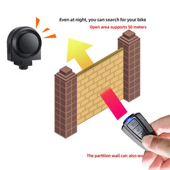 ANTUSI Wireless Theft Bike Motorcycle Alarm Security System Bicycle Motion Sensor Rechargeable Multipurpose Alert